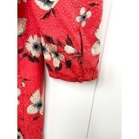 Rebecca‎ Taylor Silk Blend Daniella Mini Dress in Punch 8 - Picture 7 of 9